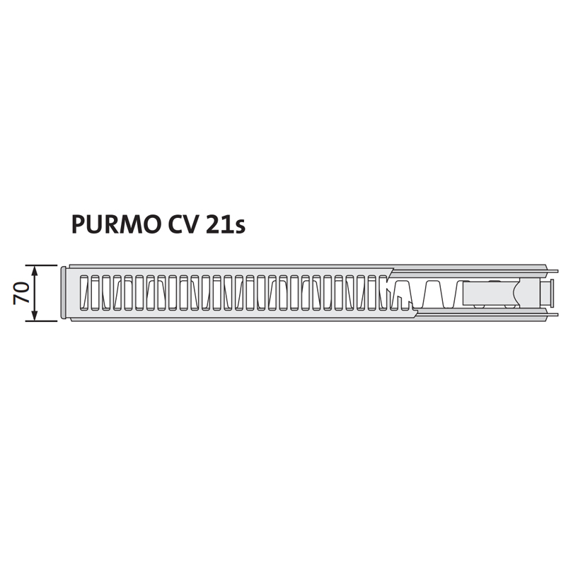    PURMO Ventil Compact 21S 500x1100
