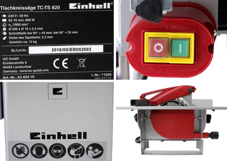    Einhell Classic TC-TS 820(4340410)