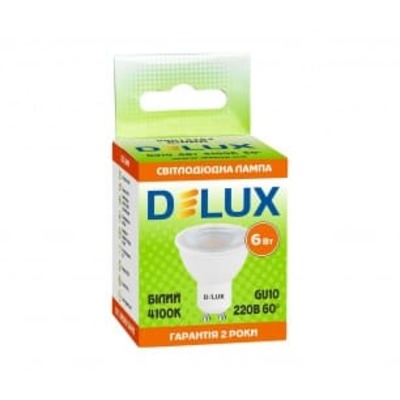   Delux GU10 6 4100K 220 GU10 (90019263)