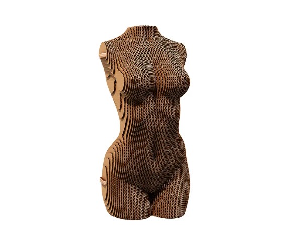    cartonic 3d puzzle female torso