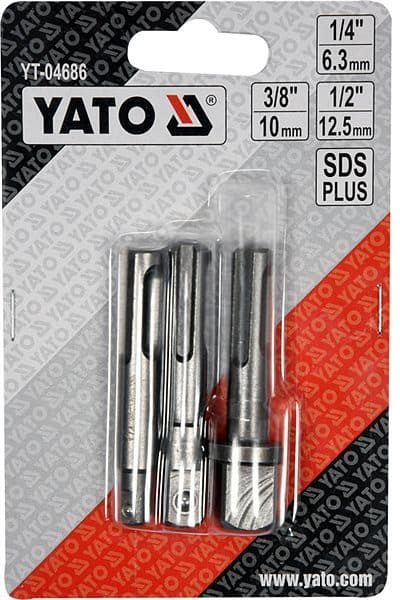 -   YATO SDS+  1/4" 3/8" 1/2" 3 (YT-04686)