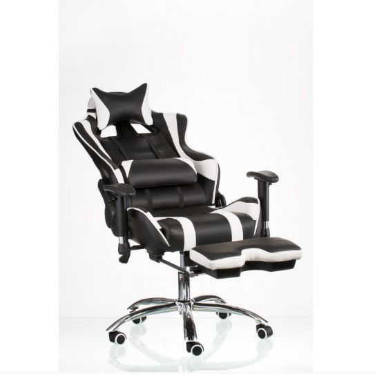   Special4You ExtremeRace Black/White with footrest (E4732)