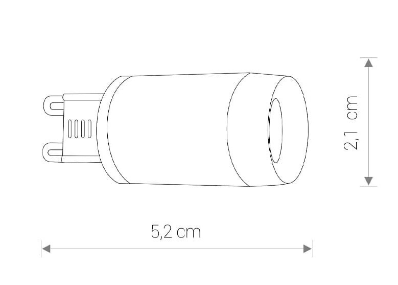   nowodvorski bulb g9 led lens 3w 4000k (8447)