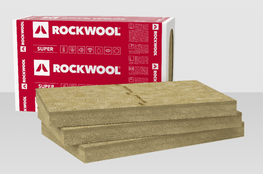 Утеплитель Rockwool Frontrock Super 1000x600x100мм 150/80 кг/м3