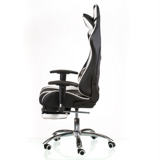    special4you extremerace black/white with footrest (e4732)