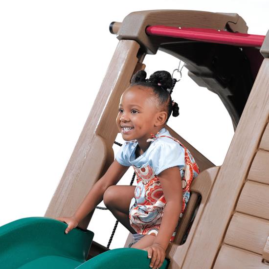    Step 2 ADVENTURE LODGE PLAY CENTER WITH GLIDER