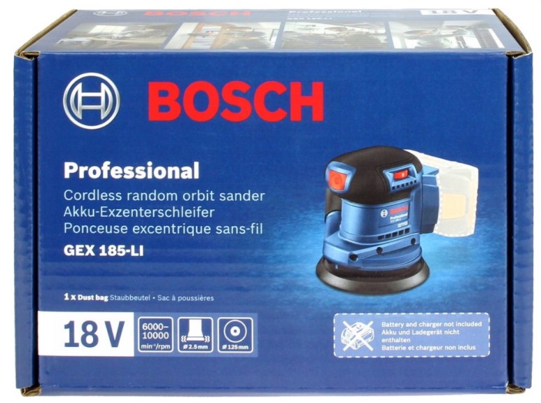   Bosch GEX 185-LI  (06013A5020)