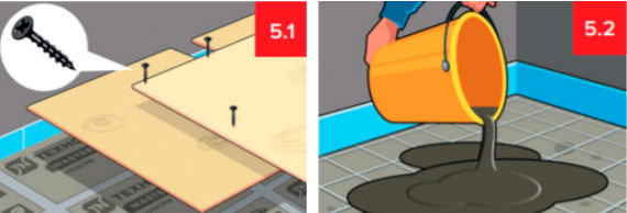 Стяжка при монтажі ПІР панелей для утеплення підлоги.jpg