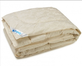 Фото одеяло шерстяное руно двуспальное молочное 172x205 см
