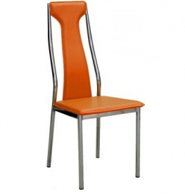 Фото стул ksd-022c хром/оранжевый