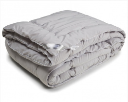 Фото одеяло силиконовое руно grey полуторное 140x205 см