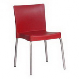 Фото стул корсика алюм пластик красный