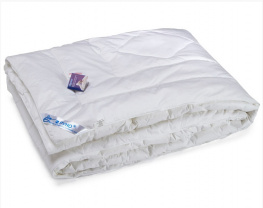 Фото одеяло из искусственного лебяжего пуxа руно полуторное 140x205 см микрофибра 650 г