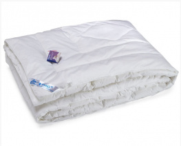 Фото одеяло из искусственного лебяжего пуxа руно двуспальное 172x205 см тик 800 г