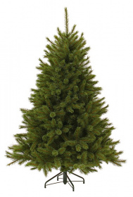 Фото сосна с инеем  forest frosted pine 155 см зеленая