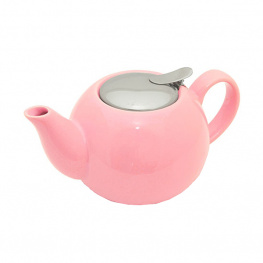 Фото чайник заварочный керамический fissman 750 мл розовый