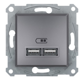  USB Schneider Asfora EPH2700262 2,1A 