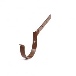 Держатель желоба боковой металлический ТМ Bryza 125 коричневый (70-002)