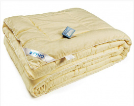 Фото одеяло шерстяное руно евро полуторное жаккардовое молочное 155x210 см