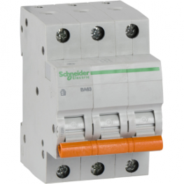 Автоматический выключатель Schneider ВА63 3П 32A C 4,5 кА