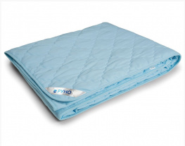 Фото одеяло силиконовое руно легкость евро двуспальное голубое 200x220 см