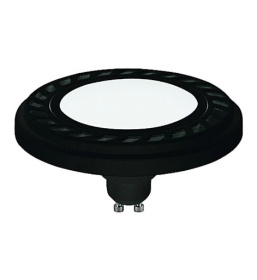    nowodvorski reflector led 9w 3000k gu10 es111 angle 120 diffuser black (9342)