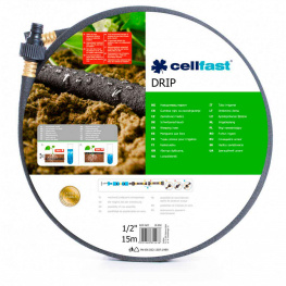 Шланг сочащийся Cellfast DRIP 1/2" 15 м (19-002)