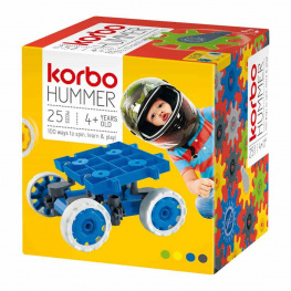 Набор для творческого конструирования Korbo Hummer 25 деталей, синий (R.1402B)