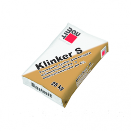 Кладочная смесь для клинкерного кирпича Baumit Klinker S антрацит 25кг