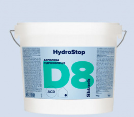 Гидроизоляция акриловая Shtock HydroStop D8 7кг голубая (11611506)