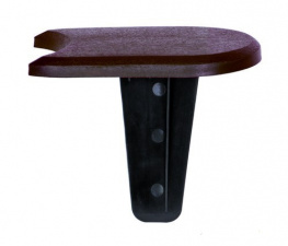 Палисадник декоративный Prosperplast Flat, 1,9м, коричневый (5905197099675)