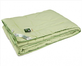 Фото одеяло бамбуковое руно евро двуспальное салатовое 200x220 см