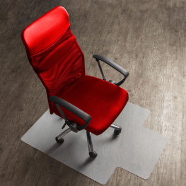 Фото подложка под стулья mapal chair mat non-slip 1.7 мм 120x90 см с выступом
