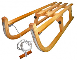  Alpen wooden foldable sled 110 