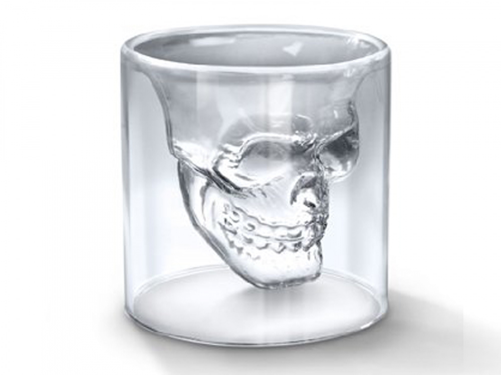     "" uft skull glass