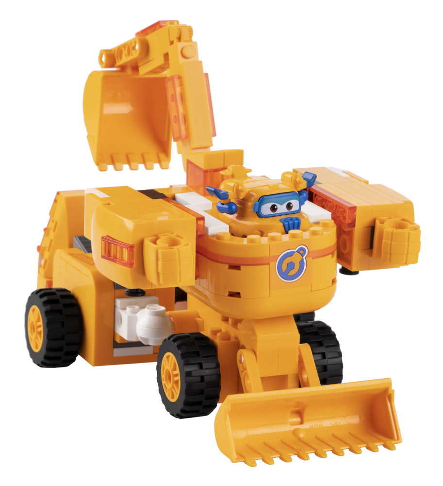 - Super Wings Small Blocks 2-in-1 Buildable Transforming Vehicle Donnie,  251  (EU385007)