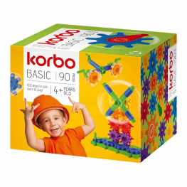 Набор для творческого конструирования Korbo Basic 90 деталей (R.1400)