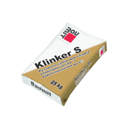 Кладочная смесь для клинкерного кирпича Baumit Klinker S коричневый 25кг