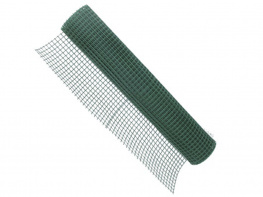 Сетка пластиковая Клевер забор 1x20 м (10x10 мм) темно-зеленая