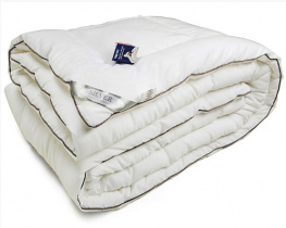 Фото одеяло из искусственного лебяжего пуxа руно silver евро двуспальное 200x220 см