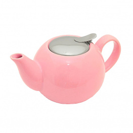 Фото чайник заварочный керамический fissman 1250 мл розовый