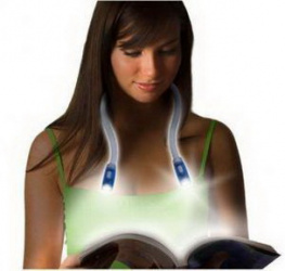 Фото универсальный светильник для чтения на шею uft hug light