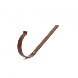 Держатель желоба прямой металлический ТМ Bryza 100 коричневый (70-061)