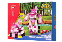 - Super Wings Small Blocks 2-in-1 Buildable Transforming Vehicle Dizzy,  281  (EU385006)
