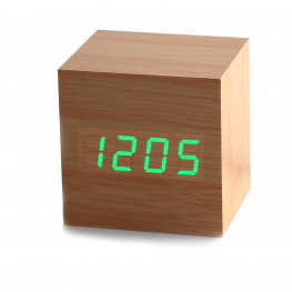    uft wood clock green