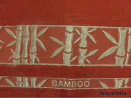 Фото простыня arya в сумке бамбук жаккард 200x220 elanor терракотовая