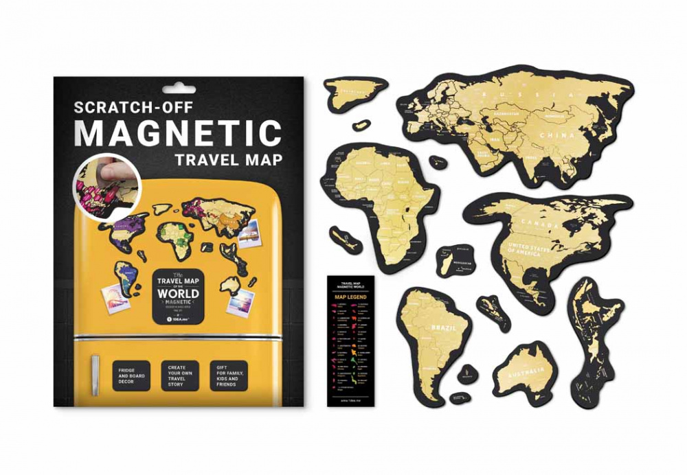      travel map magnetic world      (mg)