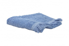 Фото полотенце izzihome маxровое жаккардовое голубое 30x50см (600110)