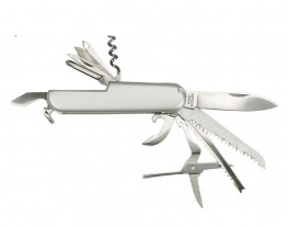 Фото нож перочинный topex, 11 функций, нержавеющая сталь