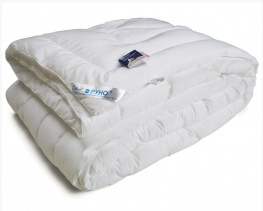 Фото одеяло из искусственного лебяжего пуxа руно двуспальное 172x205 см микрофибра 1650 г